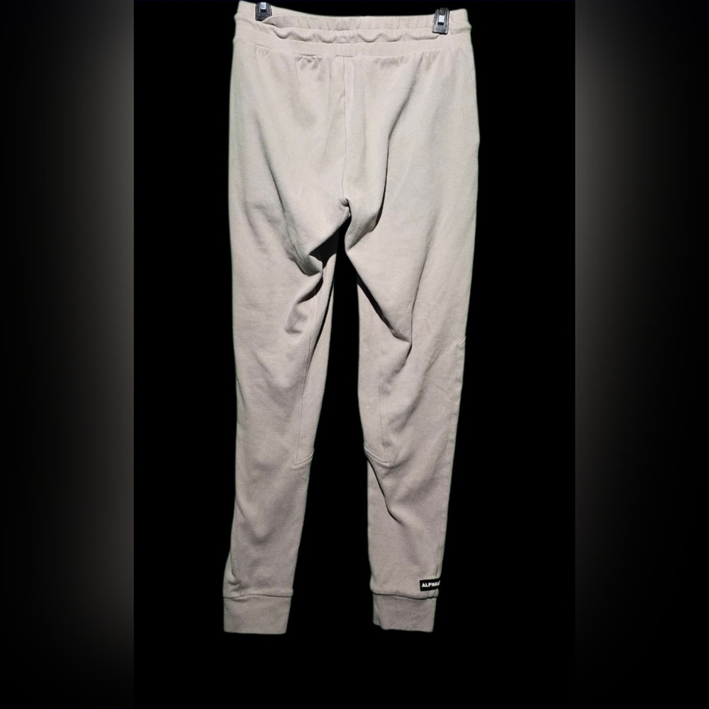 Alphalete Womens Cream Joggers Size Large EUC Waist 32 Inseam 30 - Picture 4 of 4